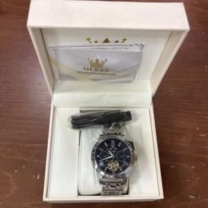 Reloj Olevs Automático Esfera Azul